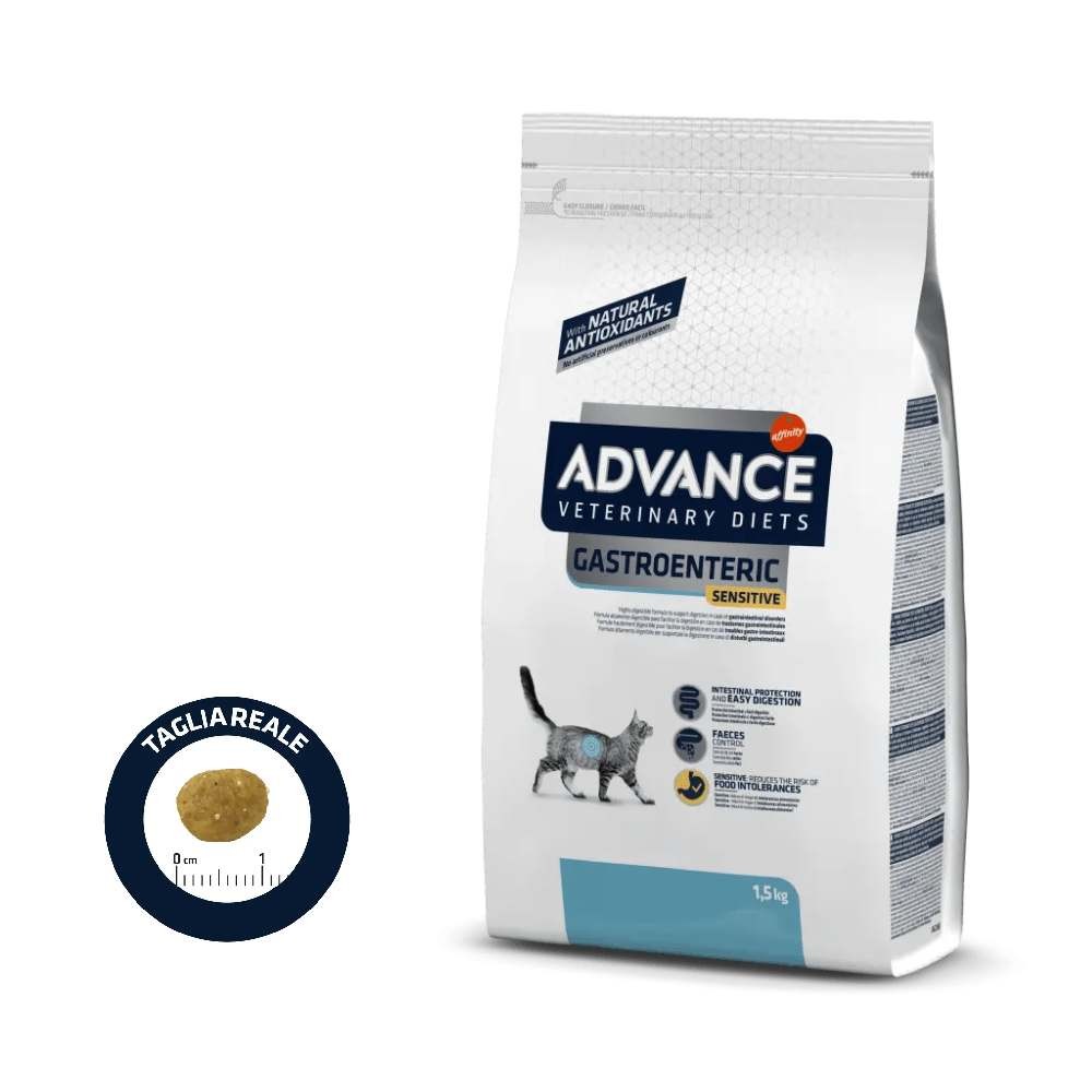 CROCCHETTE GASTROENTERIC SENSITIVE PER GATTO 1,5 KG - ADVANCE