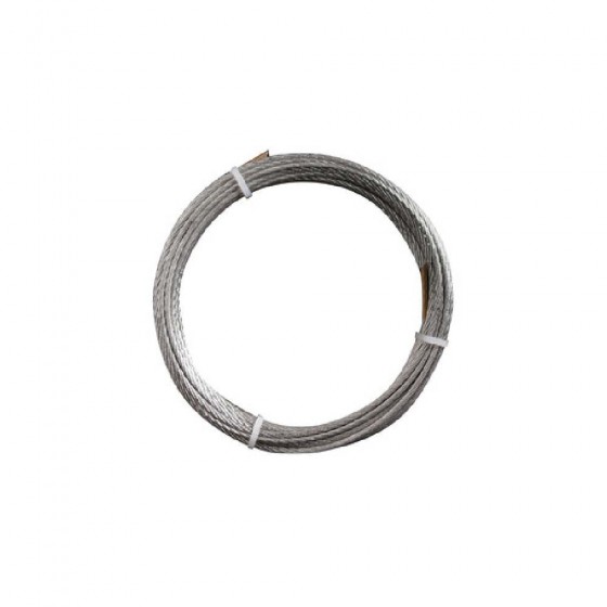 CAVETTO ACCIAIO 54 FILI  Ø 4 MM L. 10 MT