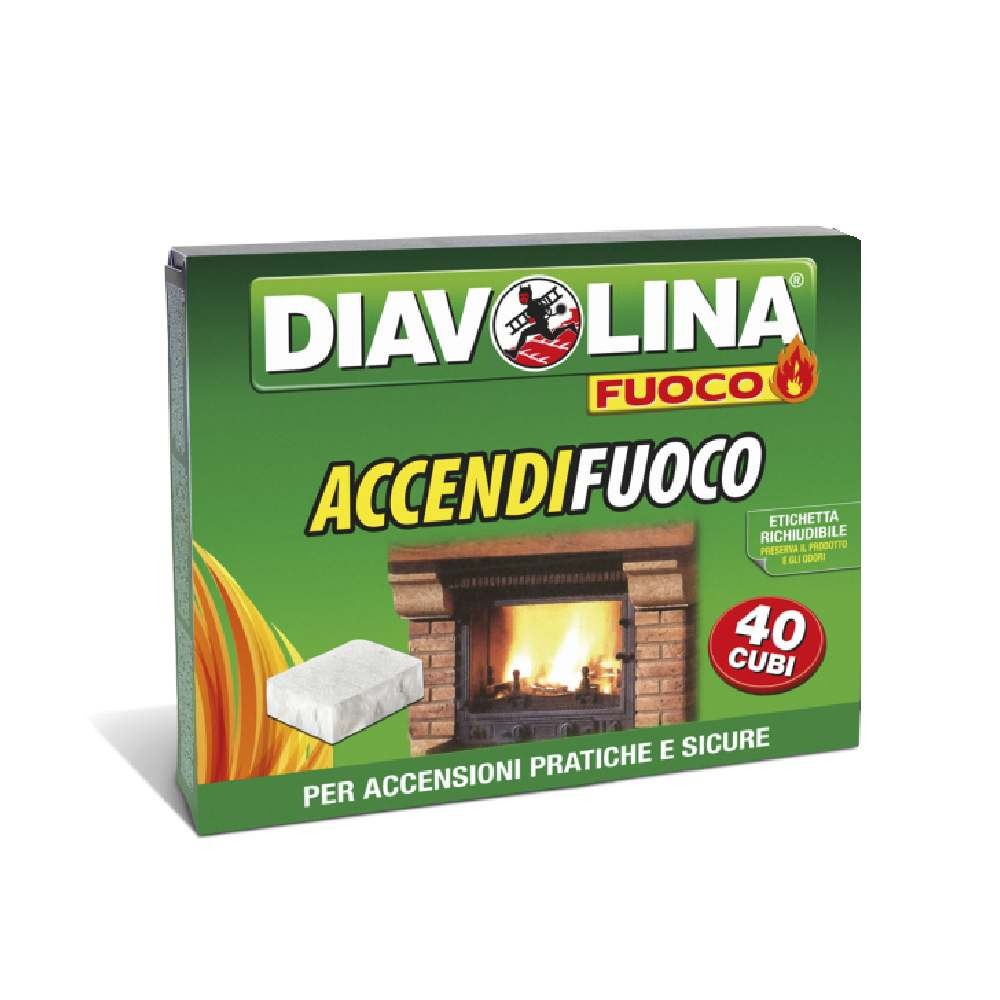 ACCENDIFUOCO 40 CUBETTI - DIAVOLINA