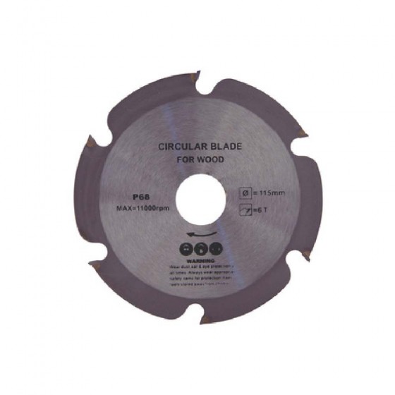 DISCO ABRASIVO PER LEGNO 115 MM