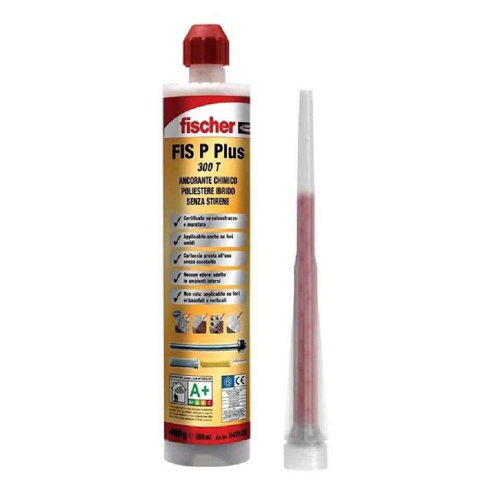 ANCORANTE CHIMICO FIS P PLUS 300 T 300 ML - FISCHER