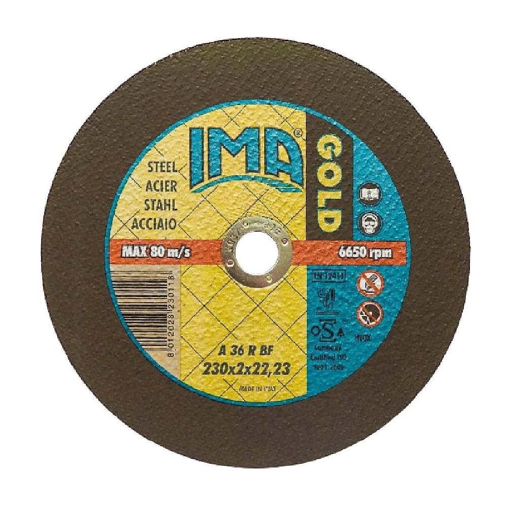 DISCO DA TAGLIO "GOLD" PER FERRO 230 MM SPESS. 2 MM - IMA