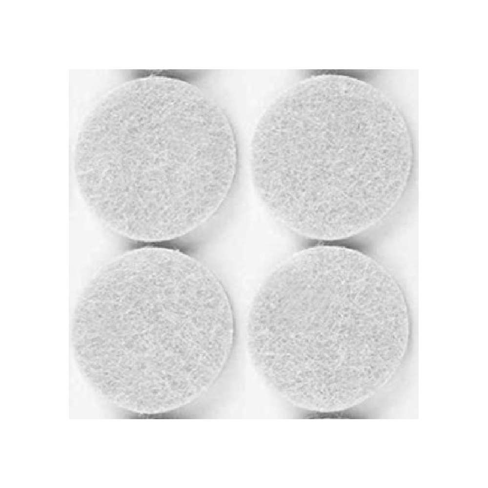 FELTRINI CON AUTOADESIVO Ø 32 MM 4 PZ COLORE BIANCO FELTRINI CON AUTOADESIVO Ø 32 MM 4 PZ COLORE BIANCO