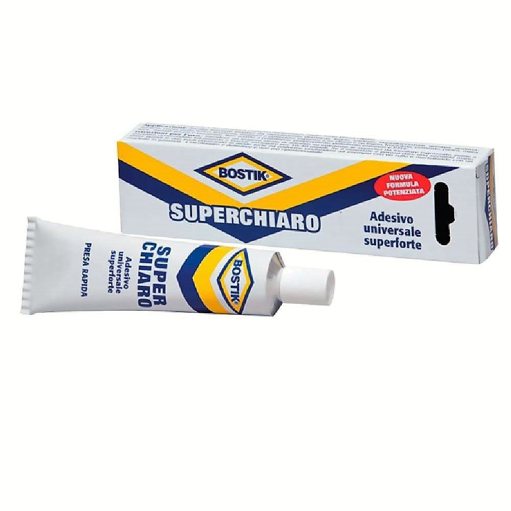 ADESIVO UNIVERSALE "SUPERCHIARO" 50 GR - BOSTIK