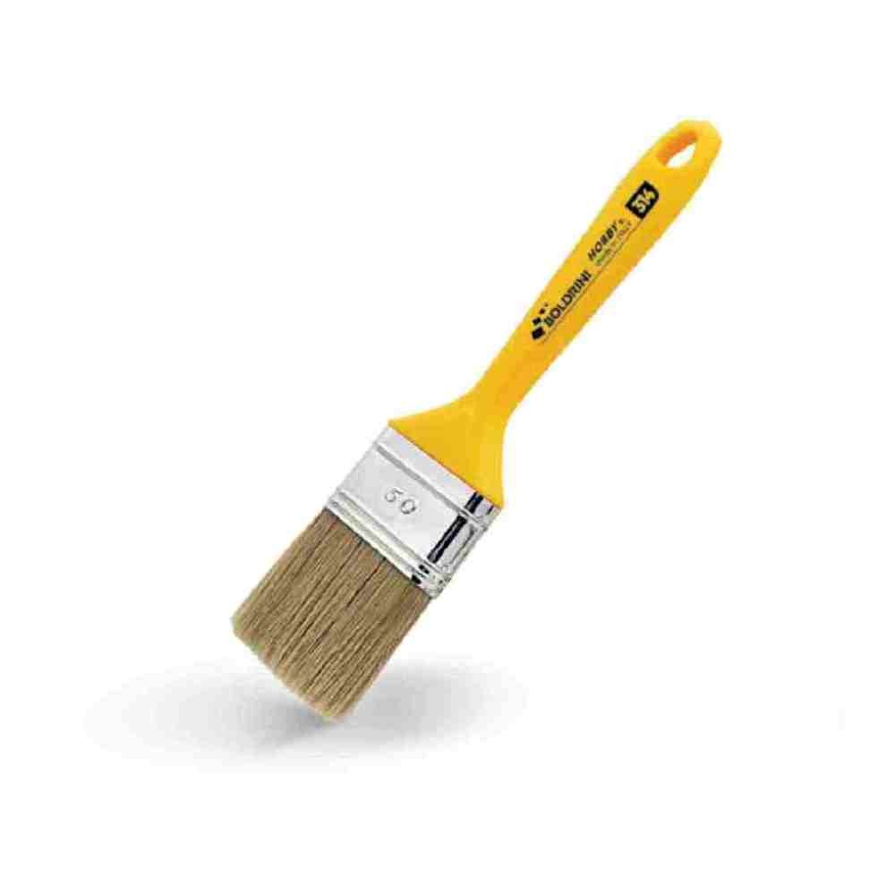 PENNELLO MODELLO HOBBY 314 CON SETOLE BIONDE E MANICO IN PLASTICA - 20 MM - BOLDRINI PENNELLO MODELLO HOBBY 314 CON SETOLE BIONDE E MANICO IN PLASTICA - 20 MM - BOLDRINI