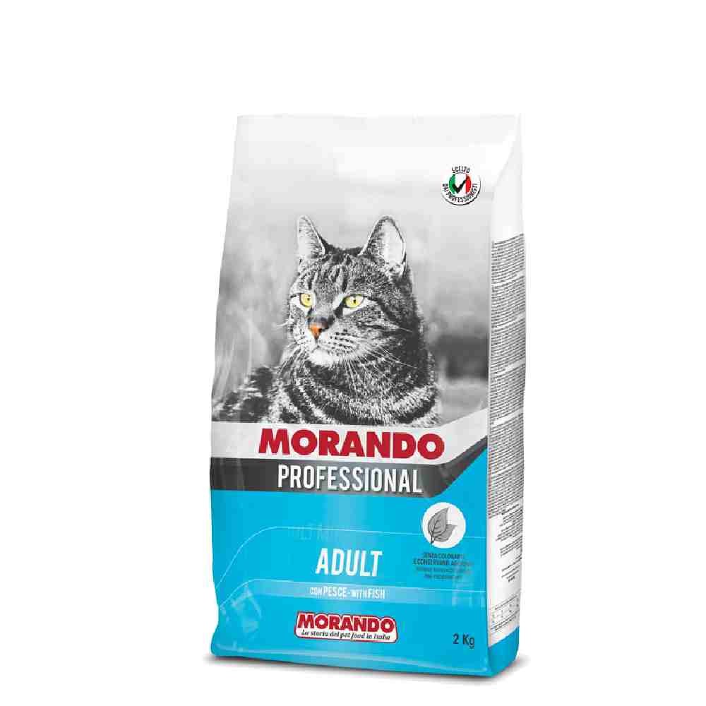 CROCCHETTE GATTO ADULT CON PESCE 2 KG - MORANDO PROFESSIONAL