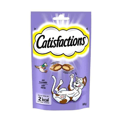 SNACK PER GATTO CON DELIZIOSA ANATRA 60 GR - CATISFACTION