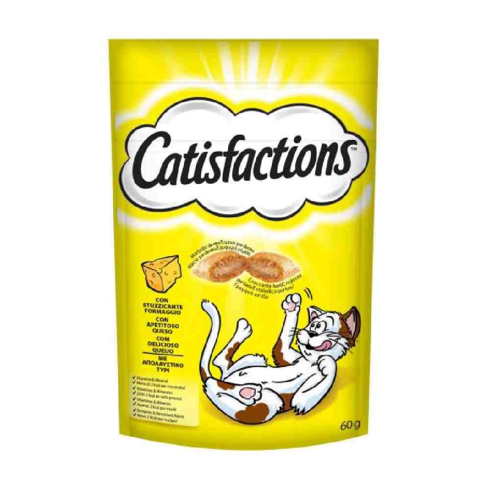SNACK PER GATTO CON STUZZICANTE FORMAGGIO 60 GR - CATISFACTION