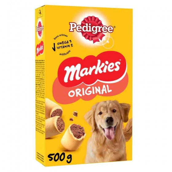 BISCOTTI RIPIENI E CROCCANTI MARKIES ORIGINAL PER CANE 500 GR - PEDIGREE