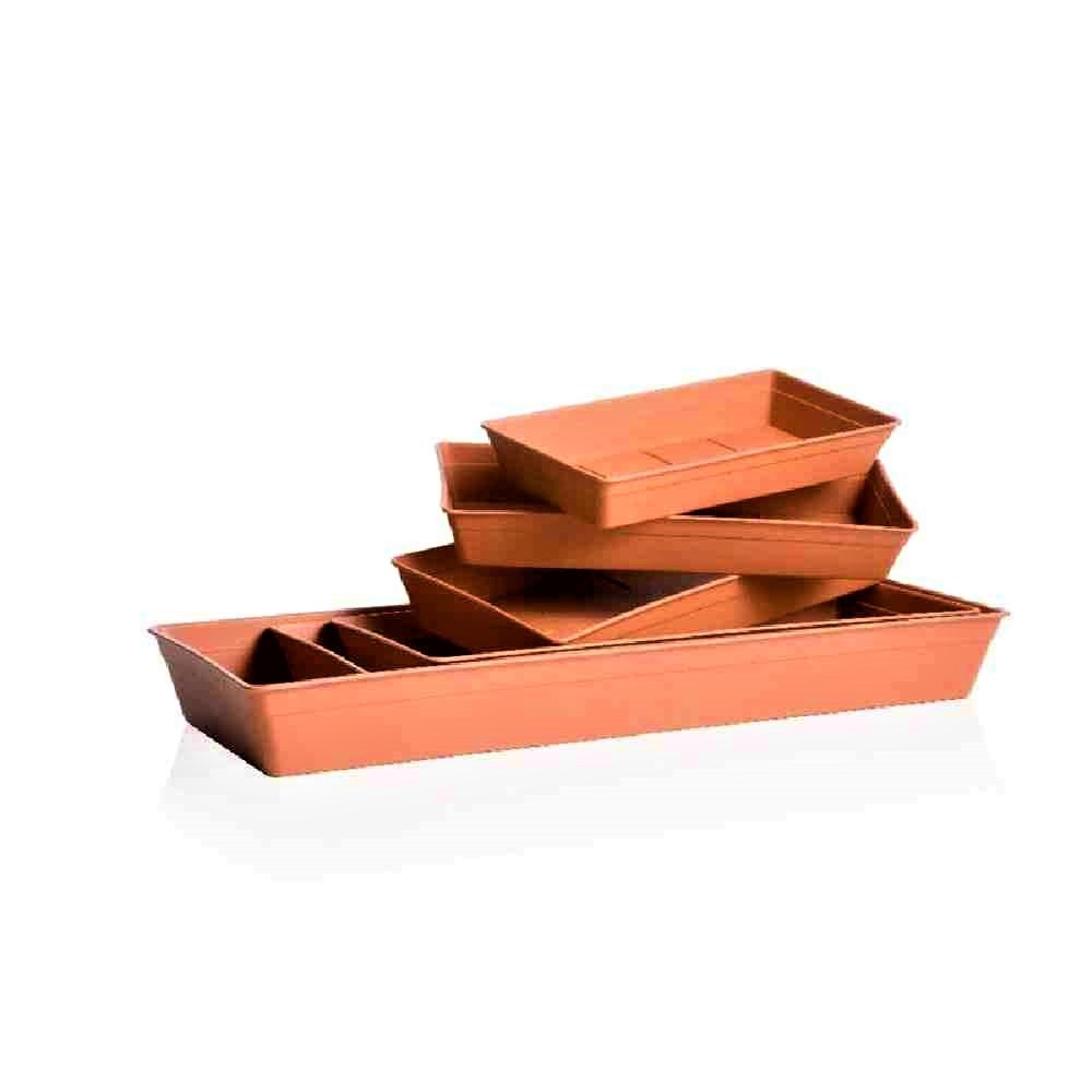 SOTTOVASO RETTANGOLARE 30 X 15 CM COLORE TERRACOTTA - BAMA