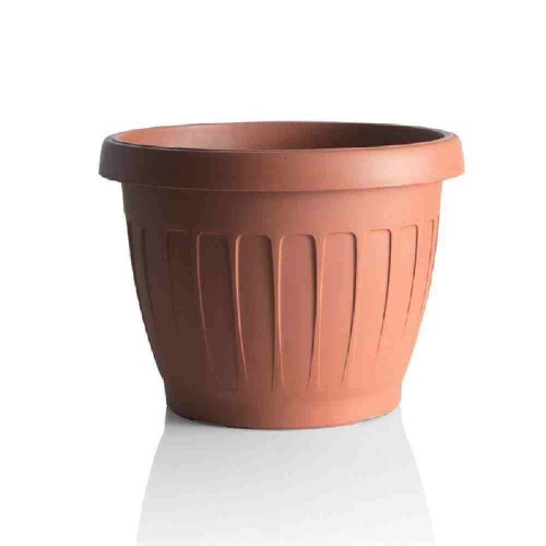 VASO PER FIORI MODELLO TERRA Ø 15 CM COLORE TERRACOTTA - BAMA