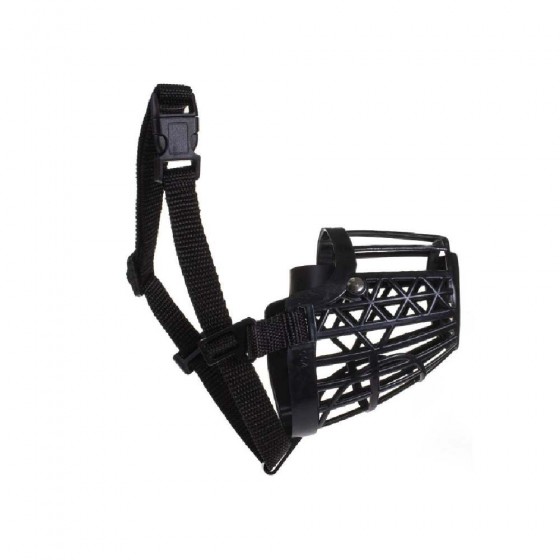 MUSERUOLA IN PLASTICA PER CANI TG L COLORE BEIGE - LEOPET