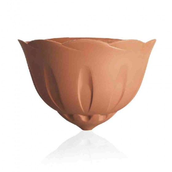 VASO GERLA MODELLO NATURA 29 X 15 X 20 CM COLORE TERRACOTTA - BAMA