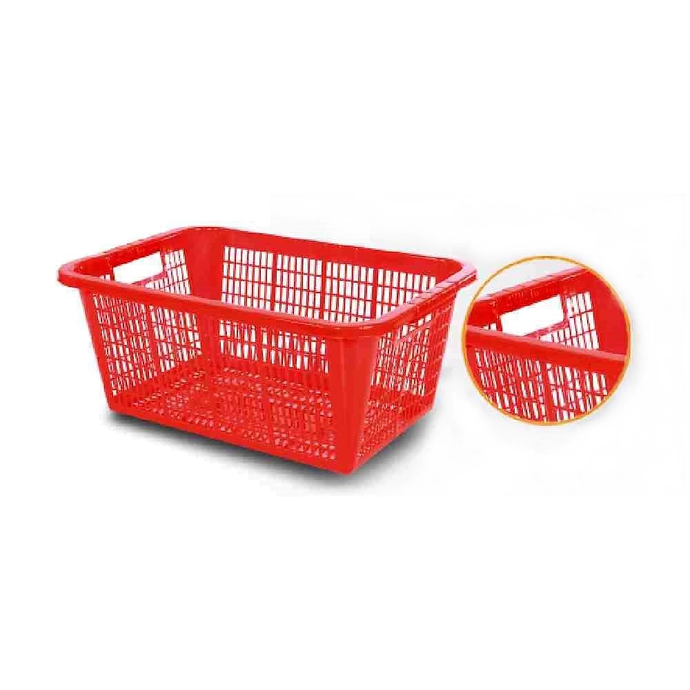 CESTA RETTANGOLARE MULTIUSO 60 X 40 X 25 CM  COLORI ASSORTITI - DUPLAST