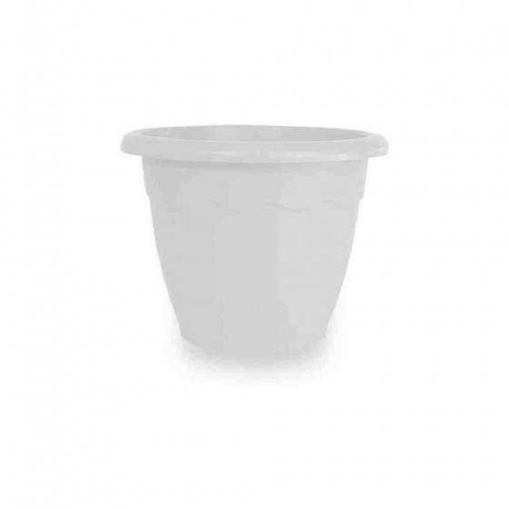 VASO PER FIORI MODELLO VULCANO Ø 30 COLORE BIANCO - DUPLAST