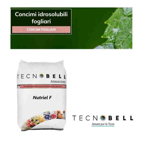 CONCIME NUTRIEL F 5 . 30 . 40 - CONCIME FOGLIARE CON MICROELEMENTI CHELATI 2 KG - TECNOBELL