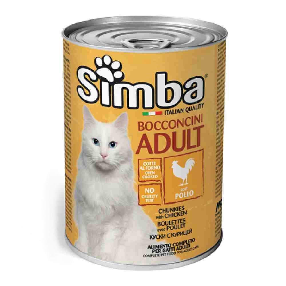 BOCCONCINI GATTO SIMBA ADULT CON POLLO 415 GR - MONGE