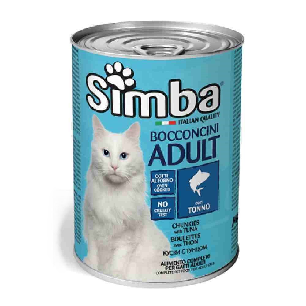 BOCCONCINI GATTO SIMBA ADULT CON TONNO 415 GR - MONGE