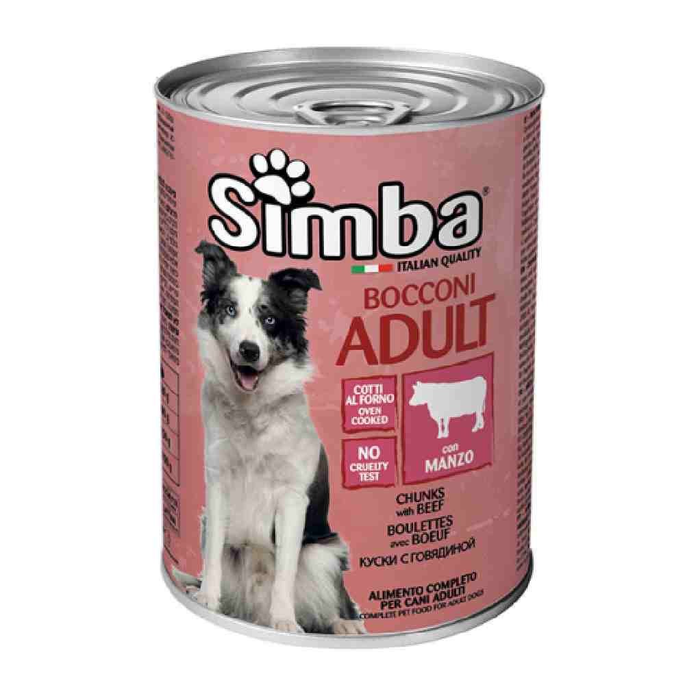 BOCCONI CANE SIMBA ADULT CON MANZO 1230 GR - MONGE