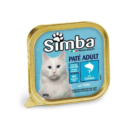 PATE' GATTO SIMBA ADULT CON TONNO 100 GR - MONGE