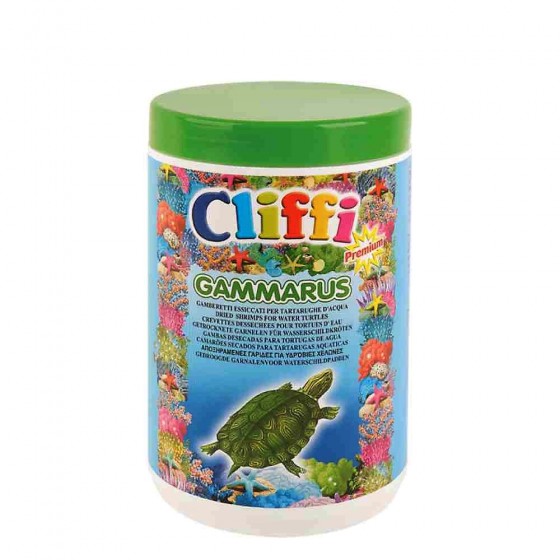 MANGIME PER TARTARUGHE D' ACQUA ORNAMENTALI GAMMARUS 9 GR - CLIFFI