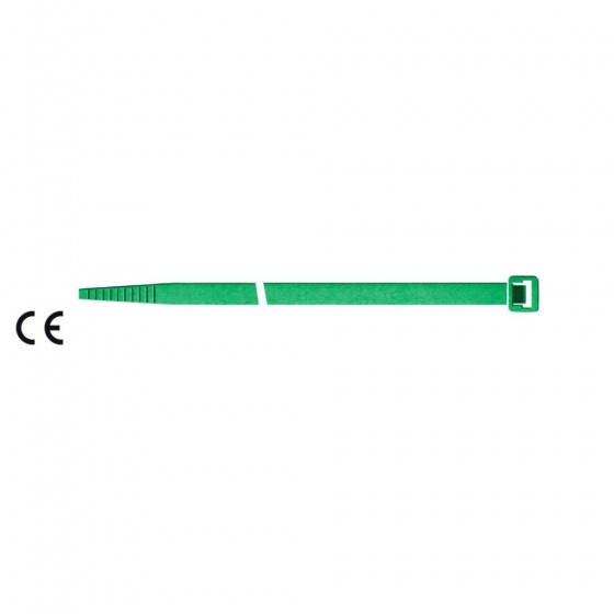 FASCETTE DI CABLAGGIO 100X2,5MM COLORE VERDE CF.BUSTA 100PZ - MAURER