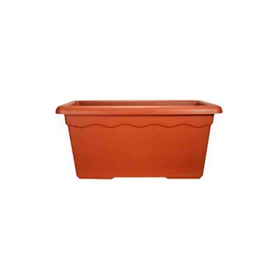 FIORIERA VULCANO LUNGHEZZA 60 CM COLORE TERRACOTTA - DUPLAST