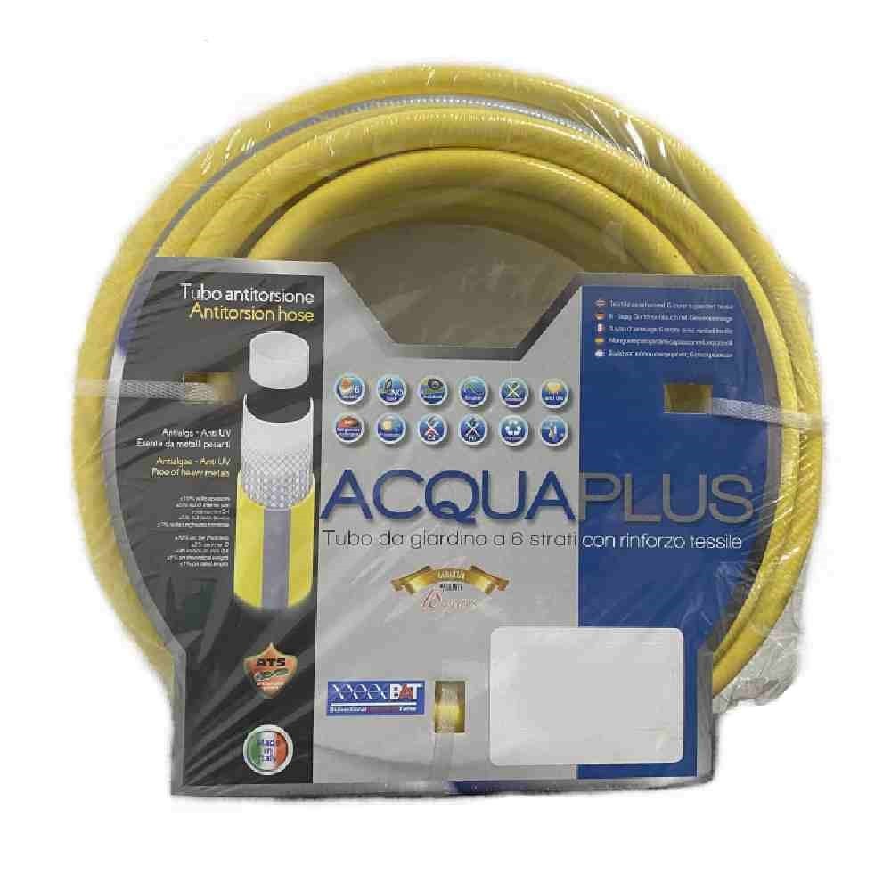 TUBO IRRIGAZIONE MAGLIATO MODELLO "ACQUA PLUS" 6 STRATI - Ø 19 MM - LUNGHEZZA 15 M TUBO IRRIGAZIONE MAGLIATO MODELLO "ACQUA PLUS" 6 STRATI - Ø 19 MM - LUNGHEZZA 15 M