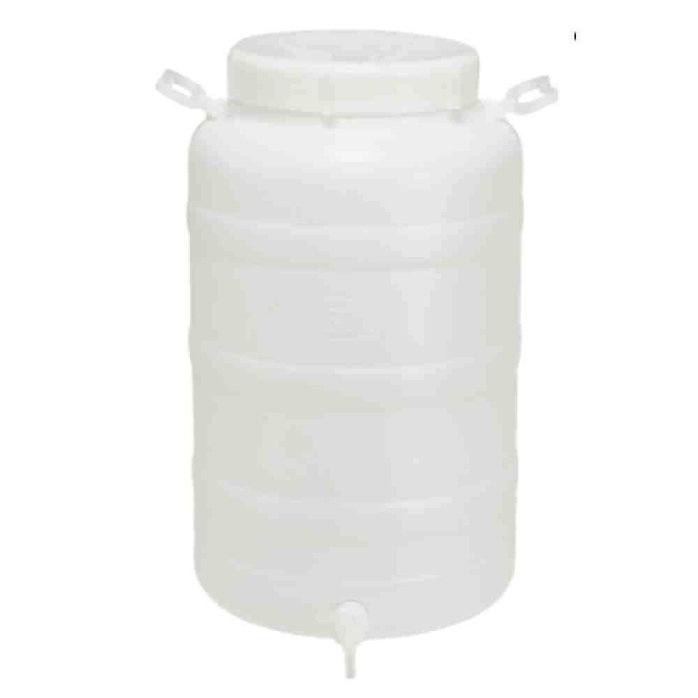 FUSTO BOCCA LARGA IN PLASTICA CON ATTACCO PER RUBINETTO 50 L