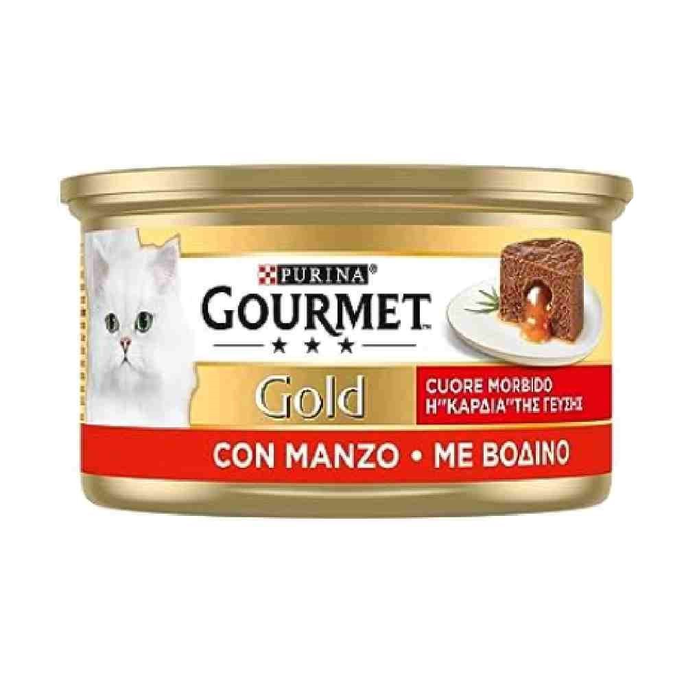 CUORE MORBIDO GOURMET GOLD PER GATTO CON MANZO 85 GR - PURINA