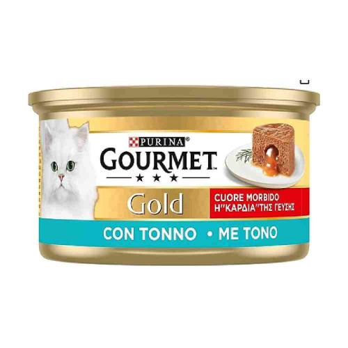 CUORE MORBIDO GOURMET GOLD PER GATTO CON TONNO 85 GR - PURINA