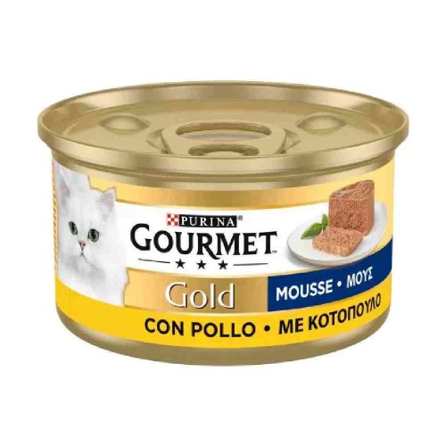 MOUSSE GOURMET GOLD PER GATTO CON POLLO 85 GR - PURINA