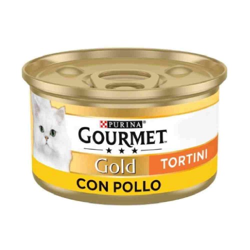 TORTINO GOURMET GOLD PER GATTO CON POLLO 85 GR - PURINA