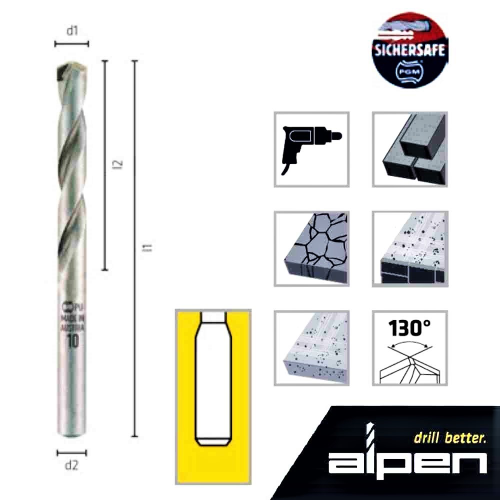PUNTA MURO "LONG LIFE 117"
Ø 9 MM L.120 MM - ALPEN PUNTA MURO "LONG LIFE 117"
Ø 9 MM L.120 MM - ALPEN
