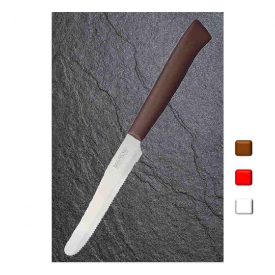 COLTELLI DA TAVOLA 6 PZ COLORE MARRONE