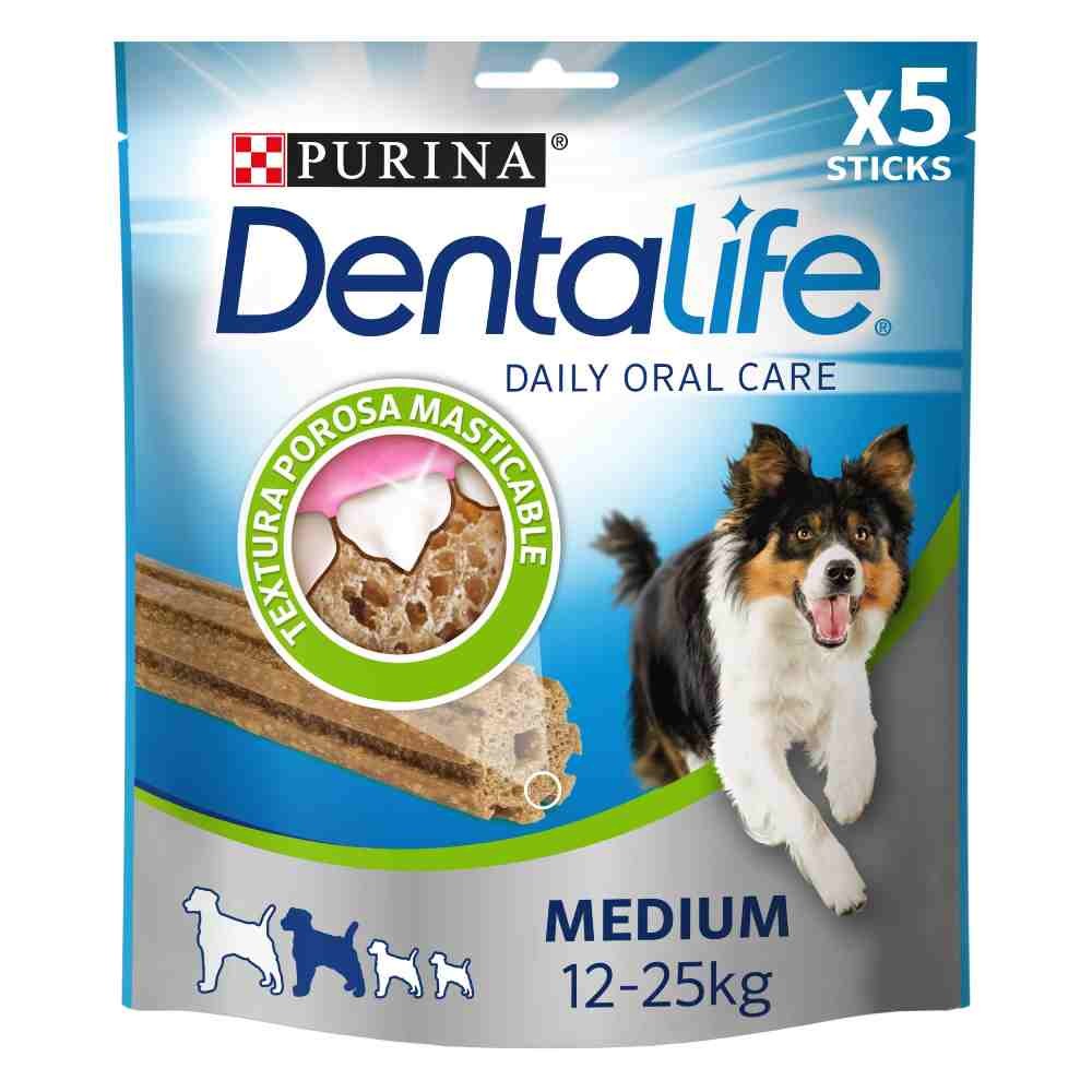 SNACK IGIENE ORALE PER CANE CON POLLO TAGLIA MEDIUM 5 STICKS - DENTALIFE