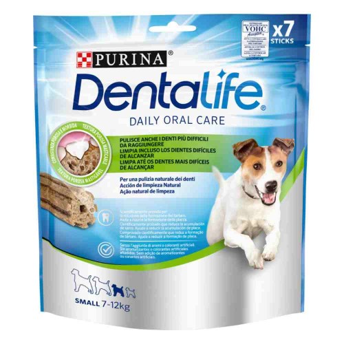 SNACK IGIENE ORALE PER CANE CON POLLO TAGLIA SMALL 7 STICKS - DENTALIFE