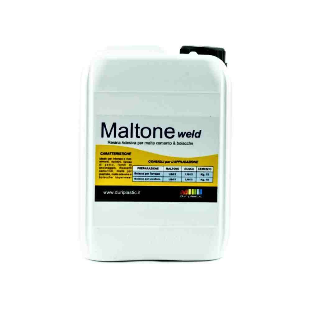 RESINA ADESIVA PER MALTE E CEMENTO "MALTONE WELD" 1 LT - DURIPLASTIC