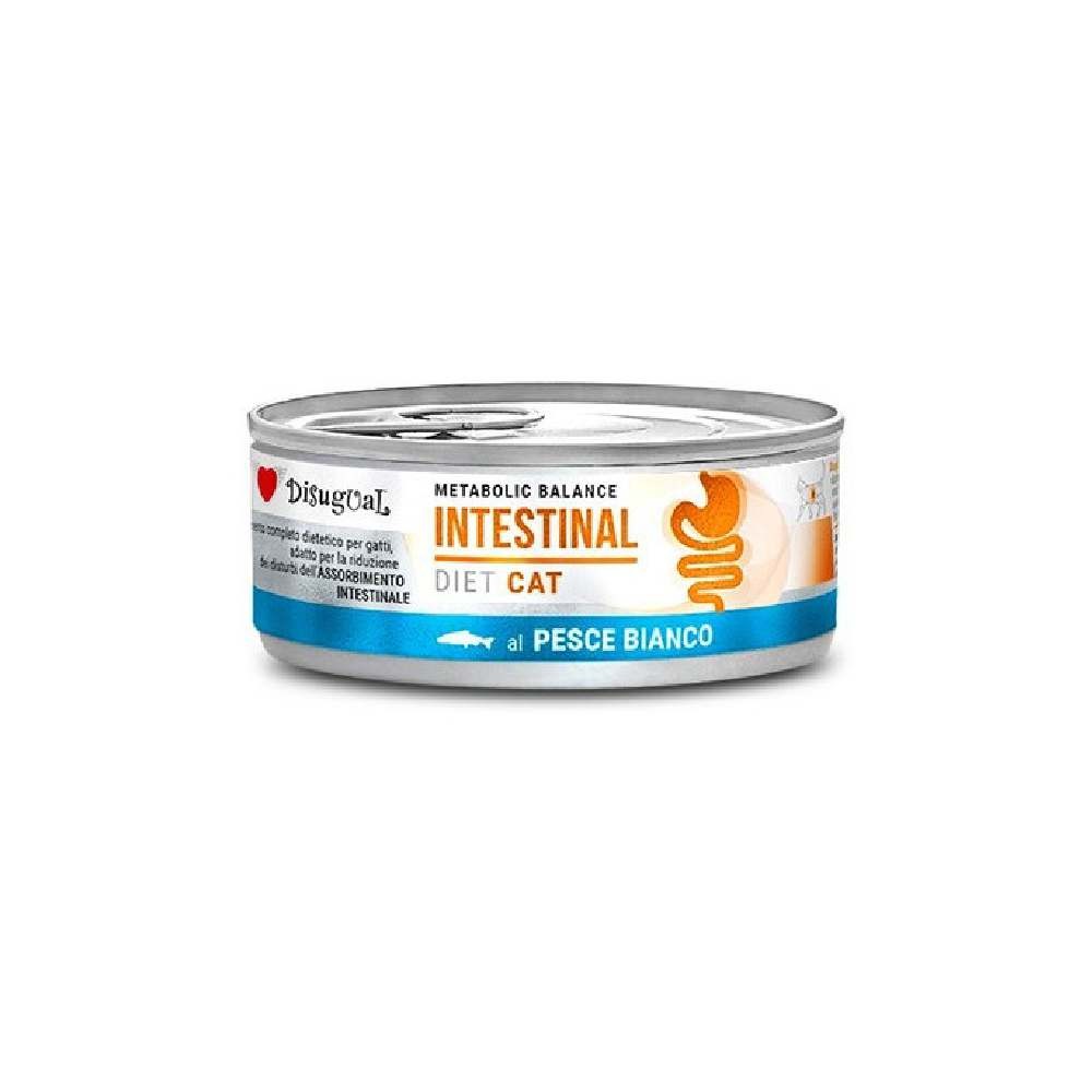 UMIDO PER GATTO INTESTINAL DIET GUSTO PESCE BIANCO 85 GR - DISUGUAL