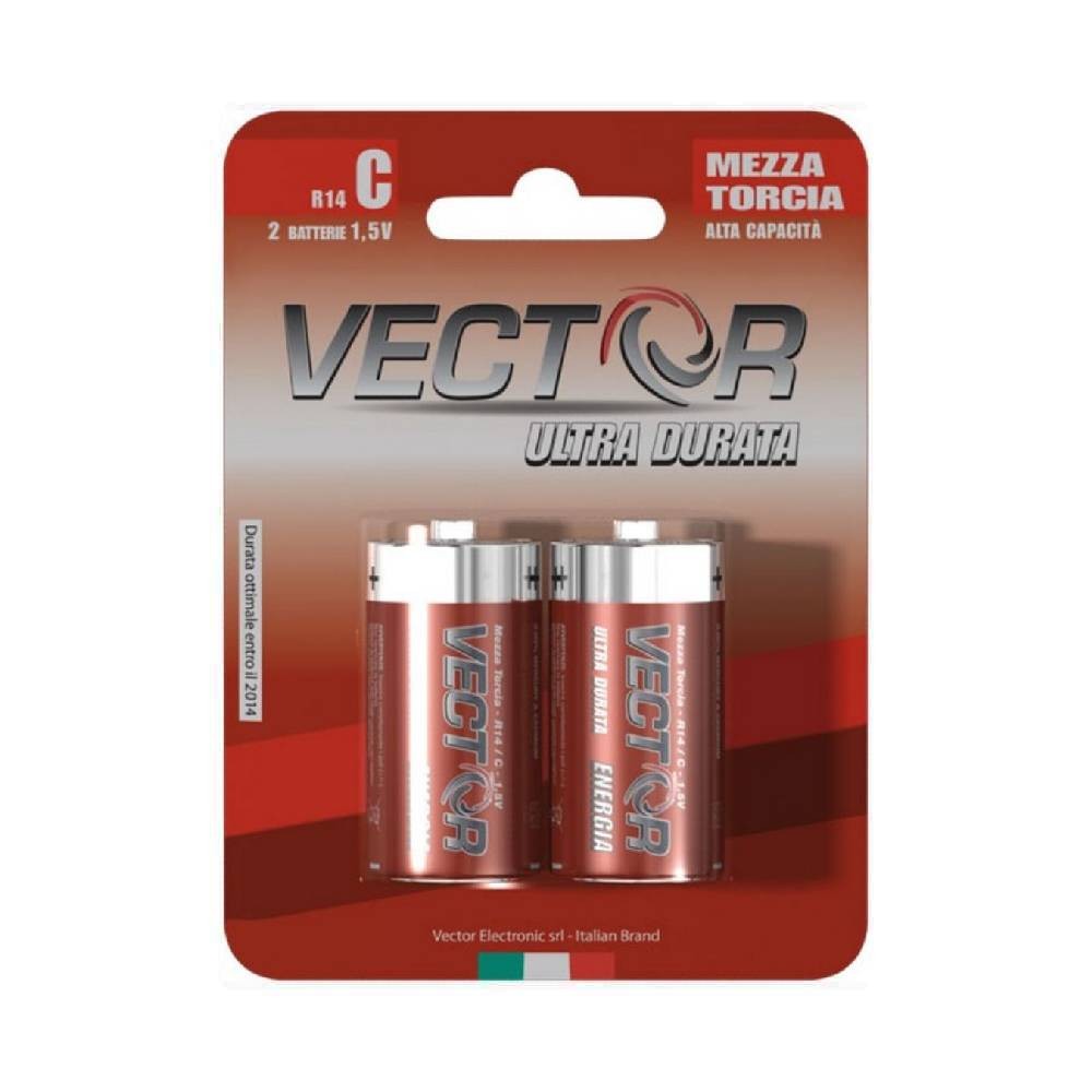 PILA ULTRA DURATA MEZZA TORCIA 2 PZ PILA ULTRA DURATA MEZZA TORCIA 2 PZ