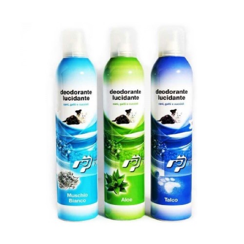 DEODORANTE LUCIDANTE PER CANI E GATTI PROFUMO MUSCHIO BIANCO 400 ML - PROFESSIONAL PET