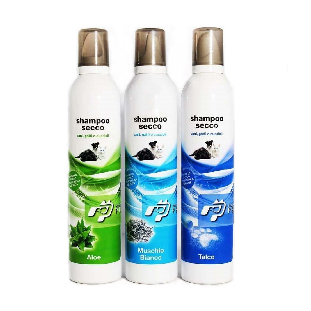 SHAMPOO SECCO PER CANI E GATTI PROFUMO MUSCHIO BIANCO 400 ML - PROFESSIONAL PET