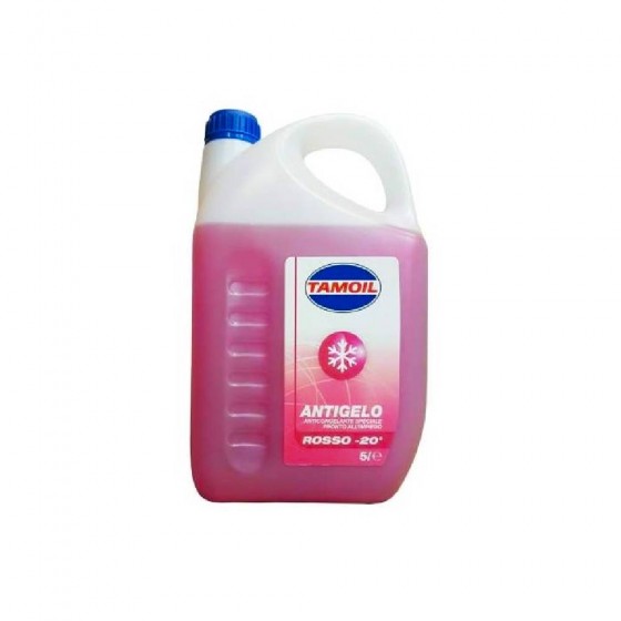 LIQUIDO ANTIGELO ROSSO-20° PER RADIATORI AUTO 5 LT - TAMOIL