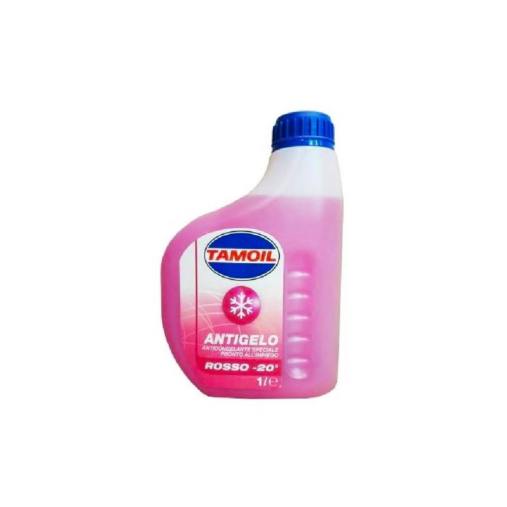 LIQUIDO ANTIGELO ROSSO-20° PER RADIATORI AUTO 1 LT - TAMOIL