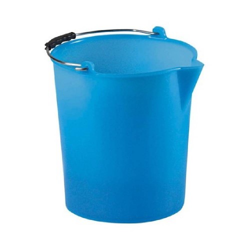 SECCHIO CASALINGO CON BECCO Ø 26 CM 9 LT COLORE AZZURRO