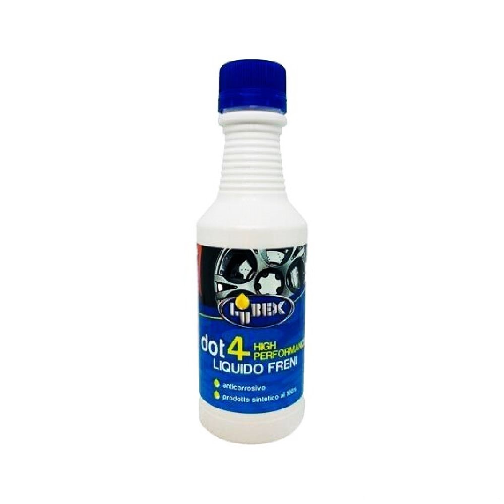 LIQUIDO FRENI DOT 4 HIGH PERFORMANCE 250 ML - LUBEX