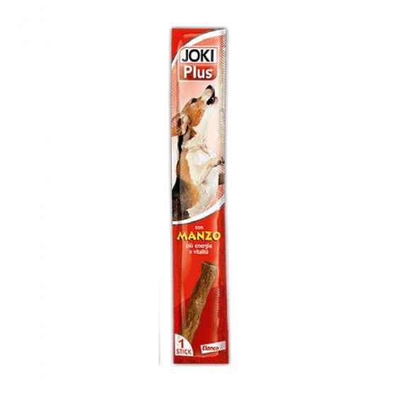 SNACK JOKI PLUS CANE CON MANZO 12 GR - ELANCO