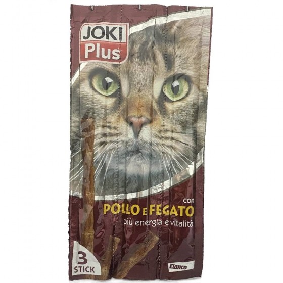 SNACK JOKI PLUS GATTO CON POLLO E FEGATO 15 GR - ELANCO