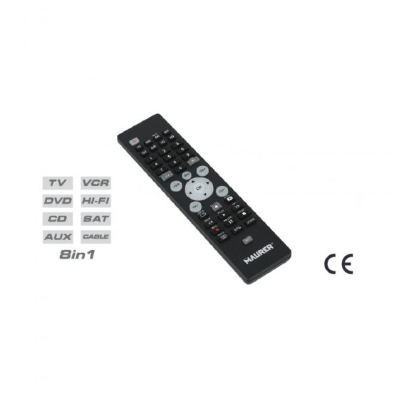 TELECOMANDO UNIVERSALE 8IN1 CF IN BLISTER - MAURER