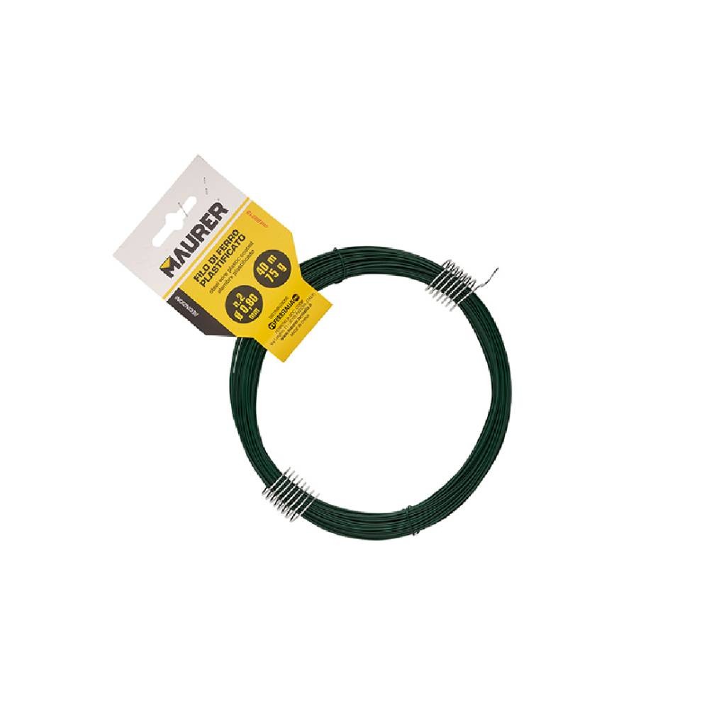 FILO IN FERRO PLASTIFICATO N.14 Ø2,2MM 8MT - MAURER